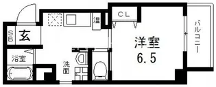 みおつくし布施【8階】の間取り