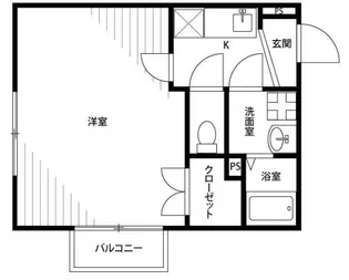 アムールPino【1階】の間取り