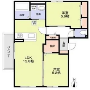 ハイムオオトリ【1階】の間取り