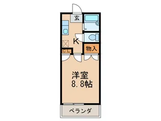 サンハイツ 東光【2階】の間取り