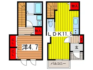 St´LOUER MINAMIURAWAの間取り