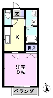 グラン・クラージュ【1階】の間取り