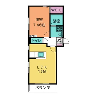 ネイヴル大高道【1階】の間取り