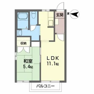 メゾン泉【2階】の間取り