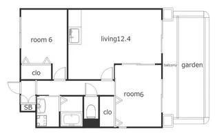 リビオン【1階】の間取り