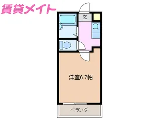 ビバリードリーム小杉【2階】の間取り