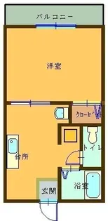 スマイル花園B【1階】の間取り