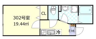 ルノンフォレスト羽田【3階】の間取り