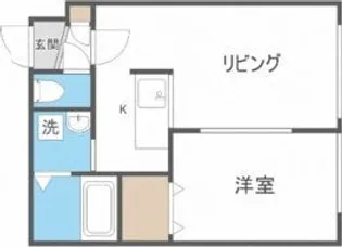 サークヒル学園前【1階】の間取り