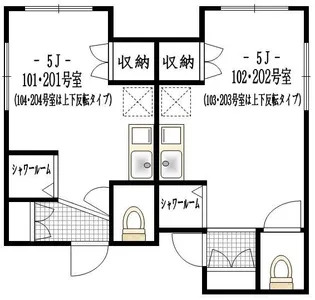 ブル・ミュール【2階】の間取り