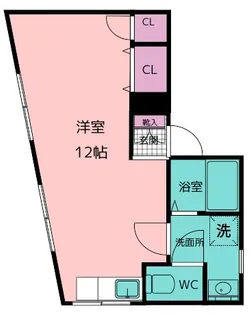 プライムコート中野【2階】の間取り