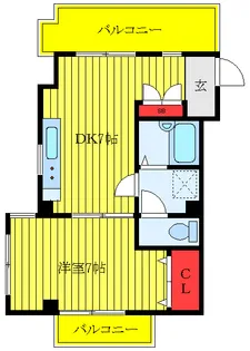 マウンパティ【4階】の間取り