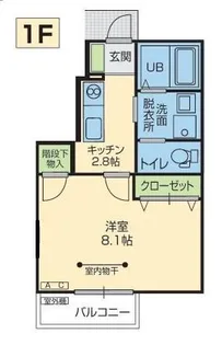 ル・スーヴニール【1階】の間取り
