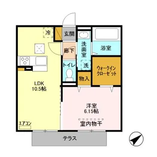 エクラシオール【1階】の間取り