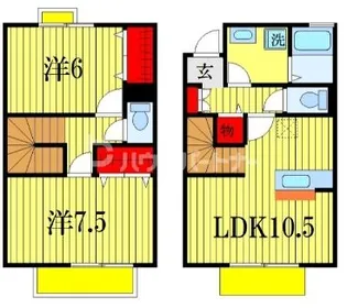 メゾンベール香澄の間取り