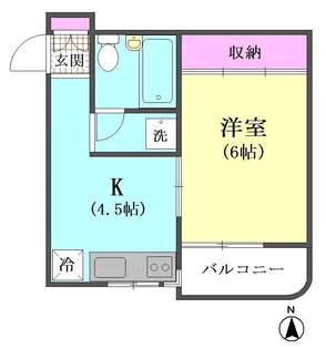 メゾン大森【1階】の間取り