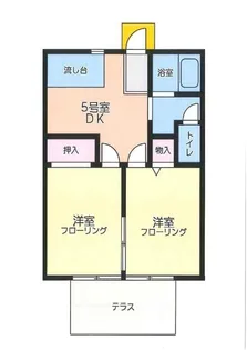 テラス綾瀬【1階】の間取り