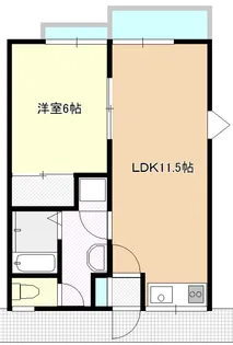 ビバライフ錦町【2階】の間取り