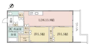 (シニア限定)ヘーベルVillageひばりが丘~ヘーベルヴィレッジひば【1階】の間取り