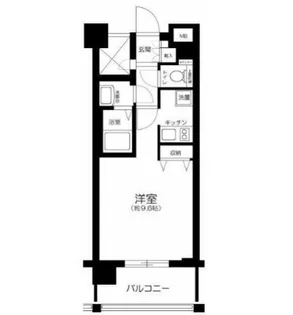 ステージファースト中野駅前【7階】の間取り