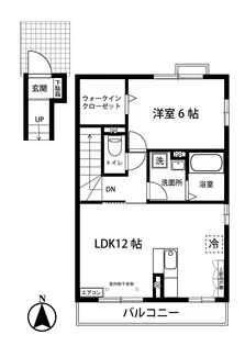 コウジィーコート【2階】の間取り