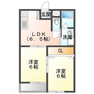 ソレイユ弐番館【1階】の間取り