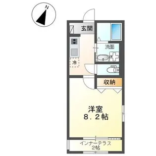 ハウルノア【1階】の間取り