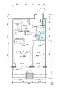 パークタワー勝どき サウス棟【4階】の間取り
