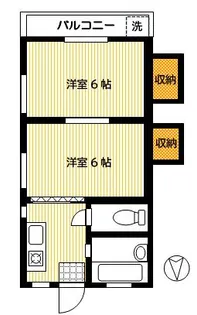 浩久マンション【2階】の間取り