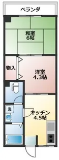 メトレス福田II【3階】の間取り