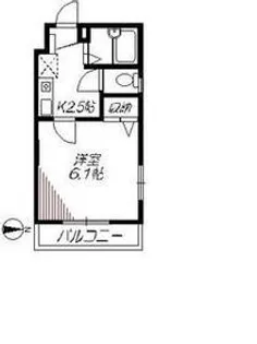 アサイラム山王【2階】の間取り