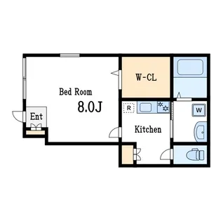 ガレット瑞江【1階】の間取り