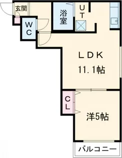 CASA札幌月寒【3階】の間取り
