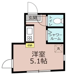 アーバンプレイス祐天寺II【1階】の間取り