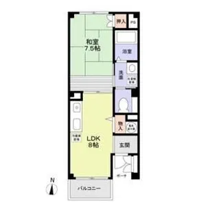 二人司町西ハウスI【2階】の間取り