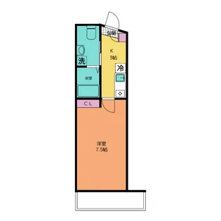 calm maison【1階】の間取り