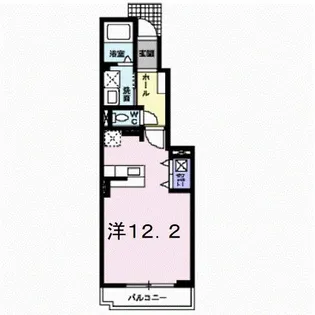 Qフロンティア【1階】の間取り