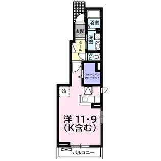 ジュピテール【1階】の間取り