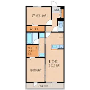 M&S RESIDENCE LIEN【2階】の間取り
