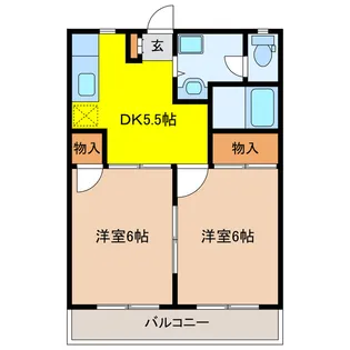 プチメゾン竹内II【3階】の間取り