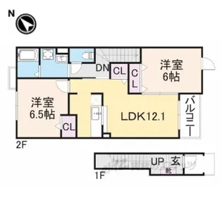 コーポ勢多5番館【2階】の間取り