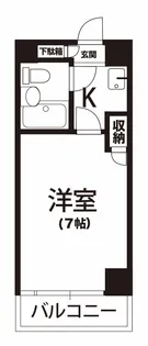 ライオンズマンション東新小岩【5階】の間取り