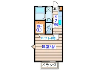 ALTEC DEUX【2階】の間取り