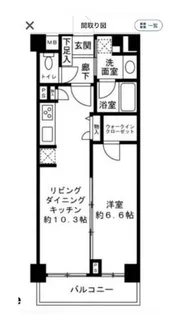 プリムローズ東高円寺【3階】の間取り
