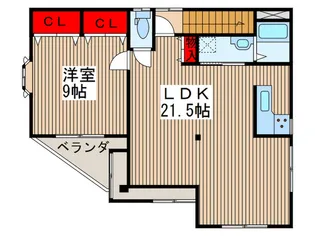 フォレストシティ【3階】の間取り