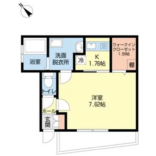 ラ・メール入江【1階】の間取り