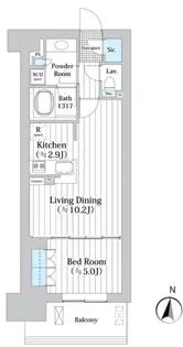 アビティグランデ砧【3階】の間取り