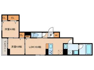Urbana【1階】の間取り