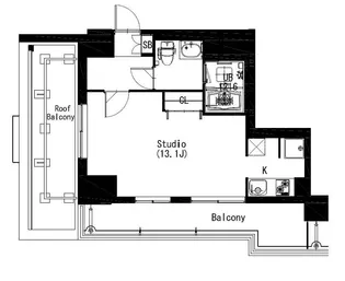 エスティメゾン戸越【7階】の間取り