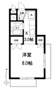 ホワイトヒルズ【3階】の間取り
